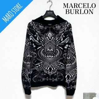 MARCELO BURLON フィッツロイ パーカー フーディー ロゴ