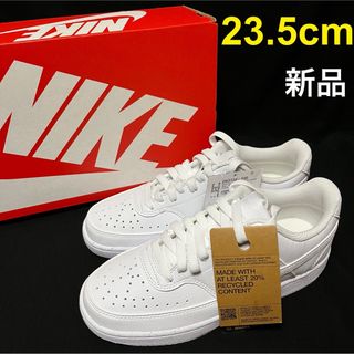 NIKE - 23.5cm 新品！NIKE コートビジョン ホワイト ナイキ スニーカー