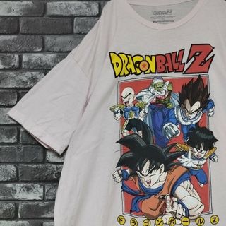 ティービーアンドムービー(TV&MOVIE)の超オーバーサイズドラゴンボールZアニメキャラクターtシャツTシャツビッグロゴ(Tシャツ/カットソー(半袖/袖なし))