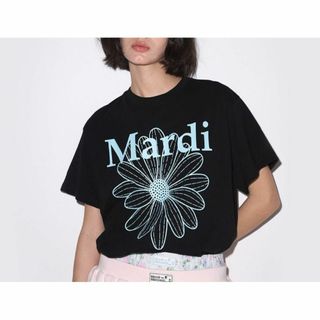 韓国 Mardi Mercrediマルディメクルディ Tシャツ　ブラックブルー(Tシャツ(半袖/袖なし))