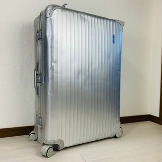 リモワ(RIMOWA)のリモワ 青ロゴ トパーズ 4輪 プルタブモデル アルミ スーツケース XLサイズ(トラベルバッグ/スーツケース)