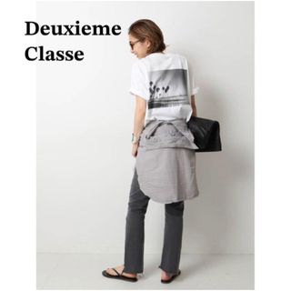 ドゥーズィエムクラス(DEUXIEME CLASSE)の【美品】Deuxieme Classe プリントフォトTシャツ　半袖　春夏(Tシャツ(半袖/袖なし))