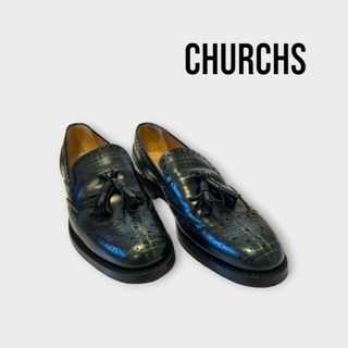 チャーチ(Church's)のチャーチ DS0038 レザー TAMARYN 2 チェック ローファー(ローファー/革靴)