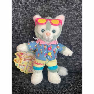 ダッフィー(ダッフィー)のジェラトーニ　ぬいぐるみバッチ【最終値下げ　7/11に削除します】(キャラクターグッズ)