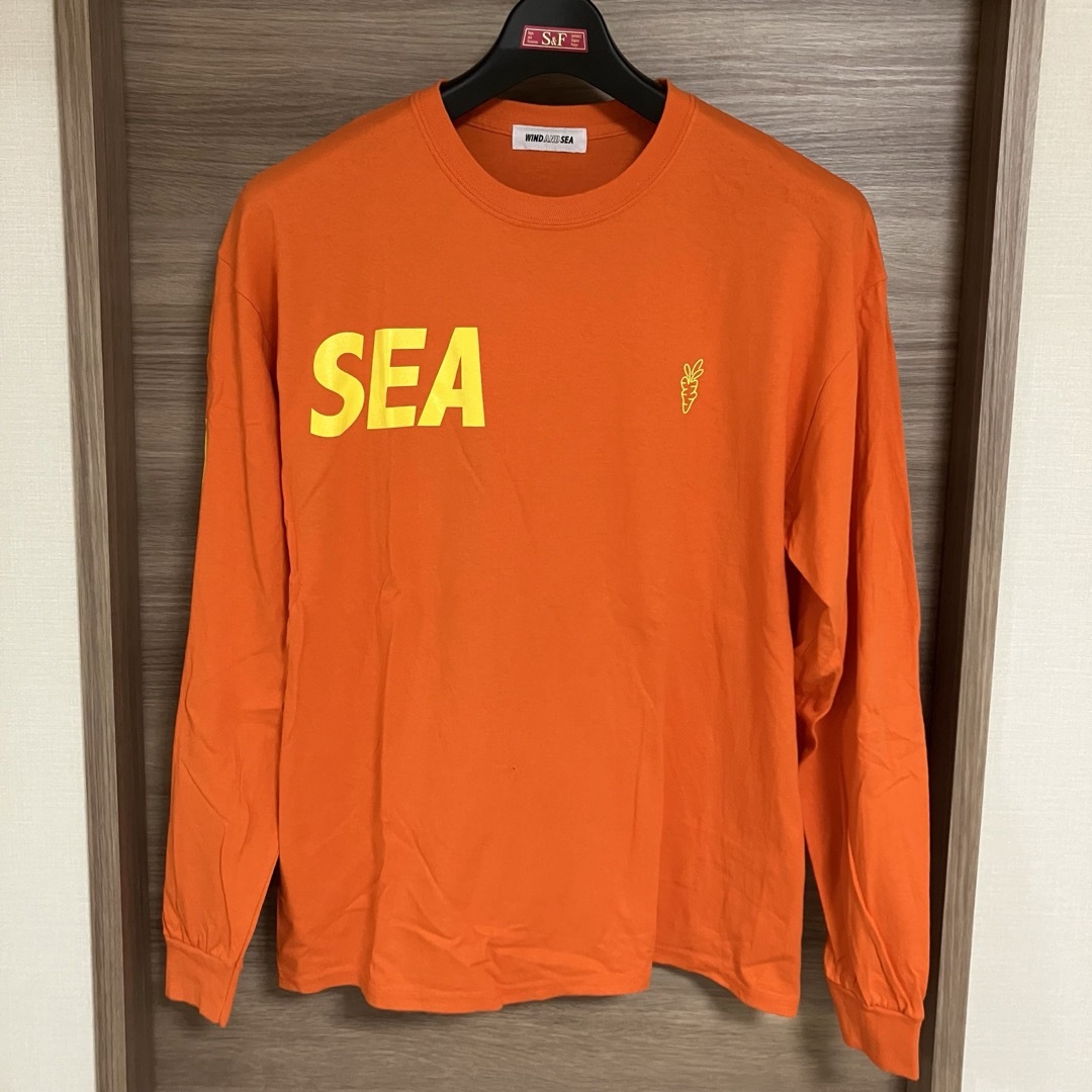 WIND AND SEA - 【オレンジ】wind and sea ロンT XLの通販 by WIND AND SEA - 【オレンジ】wind and sea ロンT XLの通販 by