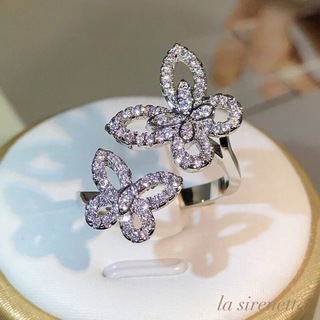 butterfly zirconia ring(2ver)*freesize(リング(指輪))