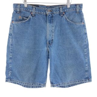 リーバイス(Levi's)の古着 90年代 リーバイス Levi's 550 RELAXED FIT デニムショーツ ショートパンツ USA製 メンズw35 ヴィンテージ /eaa382858(ショートパンツ)