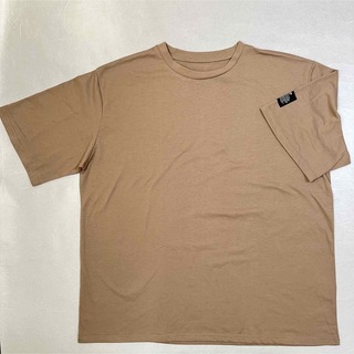 ウリッカ uricca  Tシャツ レディース 半袖  5分袖 M ココア　無地(Tシャツ(半袖/袖なし))