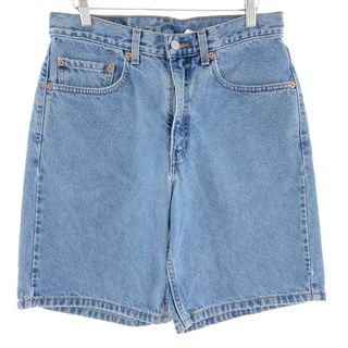 リーバイス(Levi's)の古着 90年代 リーバイス Levi's 550 RELAXED FIT 00レングス デニムショーツ ショートパンツ メンズw32 ヴィンテージ /eaa382928(ショートパンツ)