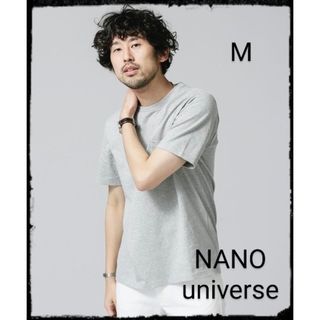 ナノユニバース(nano・universe)の【美品】《汗染み防止》Anti Soaked ヘビークルーネックTシャツ(Tシャツ/カットソー(半袖/袖なし))