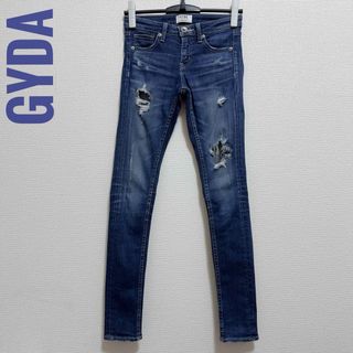 ジェイダ(GYDA)の【超激安価格！限定出品！】 GYDA ダメージ スキニー デニム パンツ S(デニム/ジーンズ)