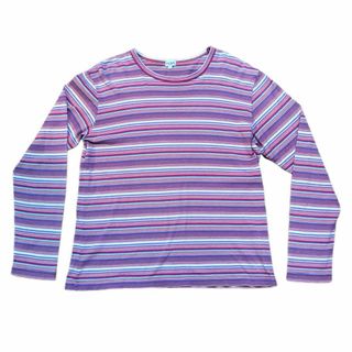 ポールスミス(Paul Smith)の希少 ポールスミス ロンドン　ロンT　マルチカラー　ボーダー　L(Tシャツ/カットソー(七分/長袖))