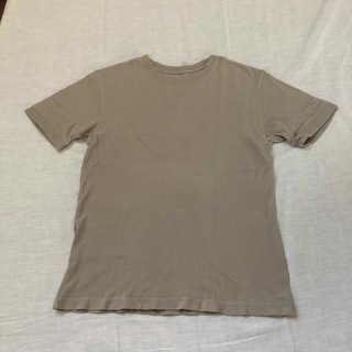 ユニクロ(UNIQLO)のUNIQLO 鹿子Tシャツ ベージュ(Tシャツ(半袖/袖なし))