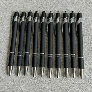 【企業名なし】 ボールペン タッチペン 多機能ボールペン 10本 黒 ブラック(ペン/マーカー)
