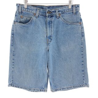 リーバイス(Levi's)の古着 90年代 リーバイス Levi's 550 RELAXED FIT 00レングス デニムショーツ ハーフパンツ W32L00 メンズw32 ヴィンテージ /eaa382310(ショートパンツ)