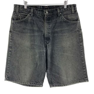 リーバイス(Levi's)の古着 リーバイス Levi's 550 00レングス ブラックデニムショーツ ハーフパンツ メンズw36 /eaa382326(ショートパンツ)