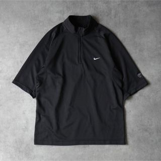 ナイキ(NIKE)の00s OLD NIKE 半袖 ハーフジップ Tシャツ ワンポイント(Tシャツ/カットソー(半袖/袖なし))