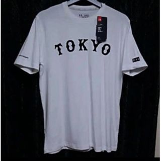 アンダーアーマー(UNDER ARMOUR)のＵＮＤＥＲＡＲＭＥＲｈｅａｔｇｅａｒ×ＧＩＡＮＴＳコンプレッションシャツＭＤ新品(Tシャツ/カットソー(半袖/袖なし))