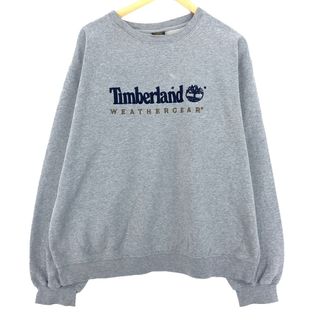 古着 90年代 ティンバーランド Timberland WEATHERGEAR スウェットシャツ トレーナー メンズXL ヴィンテージ /eaa410361