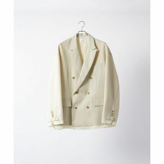 Oversize double-breasted cut off jacket