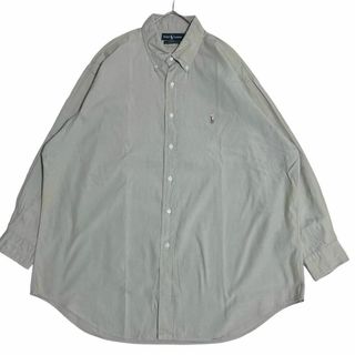 ラルフローレン(Ralph Lauren)のラルフローレン BD長袖シャツ オックスフォード ポニー刺繍 クリーム a49(シャツ)