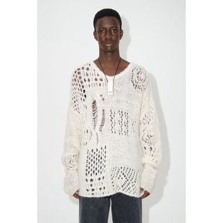 our legacy V-NECK CROCHET ニット 23aw(ニット/セーター)