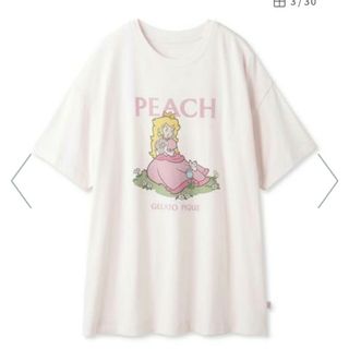 gelato pique - ピーチコレクション　プリントTシャツ　ジェラートピケ　新品未開封　ピーチ姫