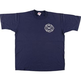 ジャージーズ(JERZEES)の古着 90年代 ジャージーズ Jerzees ASBURY PARK アズベリパーク プリントTシャツ USA製 メンズXL ヴィンテージ /eaa450572(Tシャツ/カットソー(半袖/袖なし))