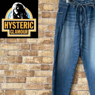 HYSTERIC GLAMOUR - ヒステリックグラマー　デニム　レアデザイン　テーパード　極太　古着女子　S