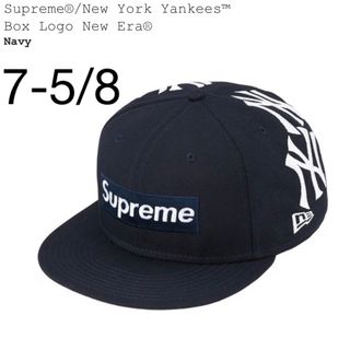 Supreme - Supreme Yankees Box Logo New Era Navy