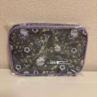 ディーエイチシー(DHC)のDHC オリジナル大容量ポーチ パープル 花柄(ポーチ)