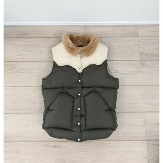 ビューティアンドユースユナイテッドアローズ(BEAUTY&YOUTH UNITED ARROWS)の7 / 8 美品 Rocky Mountain CHRISTY VEST カーキ(ダウンベスト)