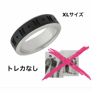 BTS MONOCHROME リング 黒 XL 19号 US10 トレカなし(アイドルグッズ)