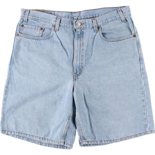 リーバイス(Levi's)の古着 90年代 リーバイス Levi's 550 RELAXED FIT デニムショーツ ショートパンツ USA製 メンズw37 ヴィンテージ /eaa382431(ショートパンツ)