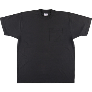 古着 90年代 BVD 無地ポケットTシャツ USA製 メンズXL ヴィンテージ /eaa450642(Tシャツ/カットソー(半袖/袖なし))
