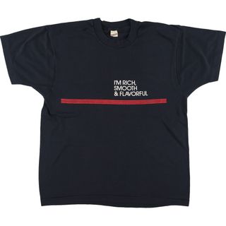 スクリーンスターズ(SCREEN STARS)の古着 80年代 スクリーンスターズ SCREEN STARS BACALDI バカルディ アドバタイジングTシャツ USA製 メンズL ヴィンテージ /eaa450648(Tシャツ/カットソー(半袖/袖なし))