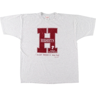 古着 90年代 TEE-RIFIC HERSHEY'S ハーシーズ アドバタイジングTシャツ USA製 メンズXL ヴィンテージ /eaa450649(Tシャツ/カットソー(半袖/袖なし))