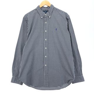 Ralph Lauren - 古着 ラルフローレン Ralph Lauren CLASSIC FIT ギンガムチェック 長袖 ボタンダウンチェックシャツ メンズXL /eaa451274