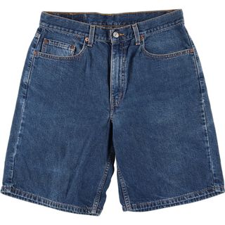 リーバイス(Levi's)の古着 90年代 リーバイス Levi's 550 RELAXED FIT デニムショーツ ショートパンツ メンズw34 ヴィンテージ /eaa382427(ショートパンツ)