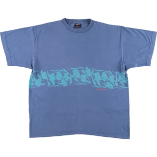 パタゴニア(patagonia)の古着 90年代 パタゴニア Patagonia 半袖 プリントTシャツ USA製 メンズL ヴィンテージ /eaa450637(Tシャツ/カットソー(半袖/袖なし))