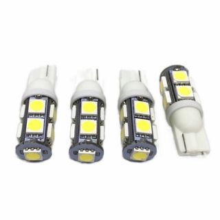 LED 9連 ４個セット　ソケット形状：T10【6.30Free】(汎用パーツ)