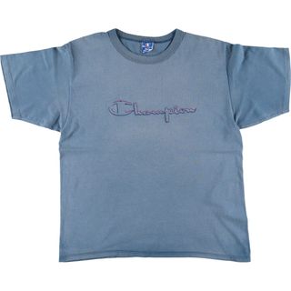 チャンピオン(Champion)の古着 90年代 チャンピオン Champion ロゴTシャツ USA製 メンズL ヴィンテージ /eaa450344(Tシャツ/カットソー(半袖/袖なし))