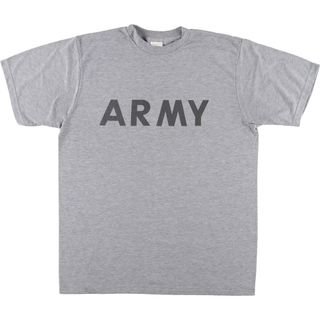 古着 U.S.ARMY ミリタリープリントTシャツ メンズM /eaa450555(Tシャツ/カットソー(半袖/袖なし))