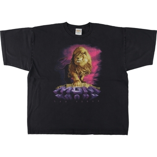 古着 MGM GRAND ライオン柄 アドバタイジングTシャツ メンズXXL /eaa450633(Tシャツ/カットソー(半袖/袖なし))