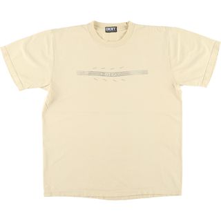 古着 ダナキャランニューヨーク DKNY 半袖 ロゴTシャツ メンズL /eaa450641(Tシャツ/カットソー(半袖/袖なし))