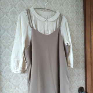 ショコラフィネローブ(chocol raffine robe)のショコラフィネローブ　ジャンバースカート(ロングスカート)