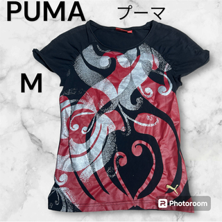 プーマ(PUMA)のPUMA プーマ Tシャツ M 黒 トレーニングウエア ランニングシャツ(Tシャツ(半袖/袖なし))