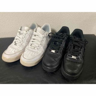 ナイキ(NIKE)のNIKEエアフォース1ホワイトブラックセット27cm air force 1(スニーカー)