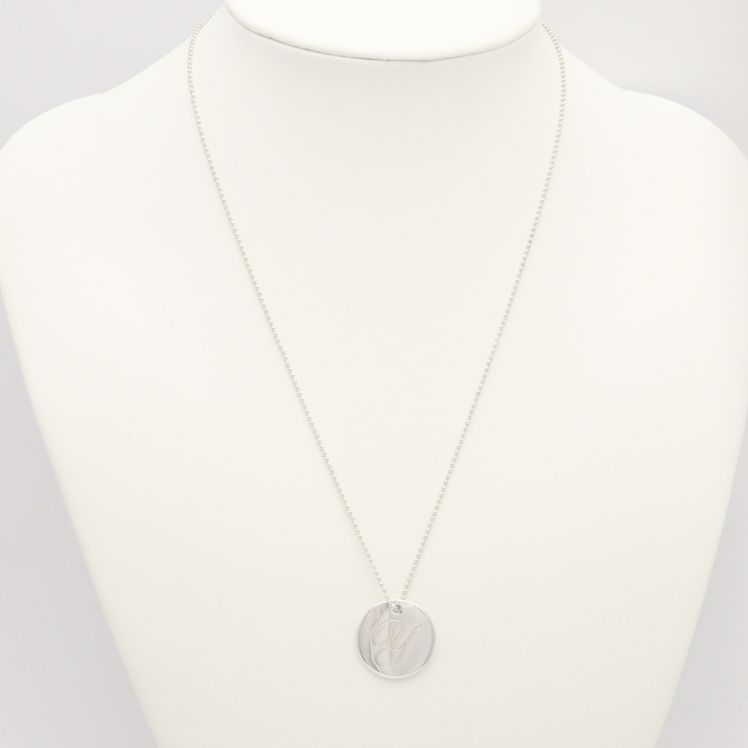 Tiffany & Co. - 【美品】TIFFANY&Co. ノーツ レター Y ディスク Tiffany & Co. - 【美品】TIFFANY&Co. ノーツ レター Y ディスク