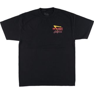 古着 IN-N-OUT BURGER バックプリント アドバタイジングTシャツ メンズL  /eaa450694(Tシャツ/カットソー(半袖/袖なし))